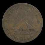 Canada, unknown, 1/2 penny <br /> 1823