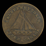 Canada, Watkins & Harris, 1/2 penny <br /> 1833