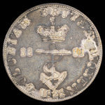 Great Britain, George IV, 1/2 dollar <br /> 1822