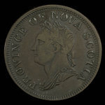 Canada, Province of Nova Scotia, 1 penny <br /> 1832