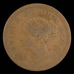 Canada, Province of Nova Scotia, 1 penny <br /> 1843