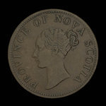 Canada, Province of Nova Scotia, 1/2 penny <br /> 1840