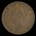 Canada, Province of Nova Scotia, 1/2 penny <br /> 1843