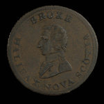 Canada, unknown, 1/2 penny <br /> 1814