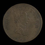 Canada, unknown, 1/2 penny <br /> 1815