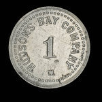 Canada, Hudson's Bay Company, 1 made beaver <br /> 1941