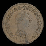 Canada, unknown, 1 penny <br /> 1812