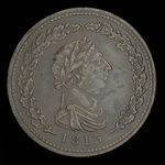 Canada, unknown, 1 penny <br /> 1813
