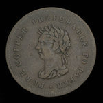 Canada, unknown, 1 penny <br /> 1838