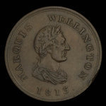 Canada, unknown, 1/2 penny <br /> 1813