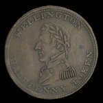 Canada, unknown, 1/2 penny <br /> 1814