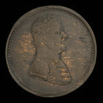 Canada, unknown, 1/2 penny <br /> 1825