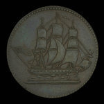 Canada, unknown, 1/2 penny <br /> 1835