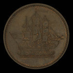 Canada, unknown, 1/2 penny <br /> 1835