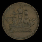 Canada, unknown, 1/2 penny <br /> 1835