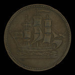 Canada, unknown, 1/2 penny <br /> 1835