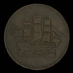 Canada, unknown, 1/2 penny <br /> 1835