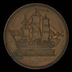 Canada, unknown, 1/2 penny <br /> 1835