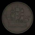 Canada, unknown, 1/2 penny <br /> 1835