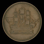 Canada, unknown, 1/2 penny <br /> 1835