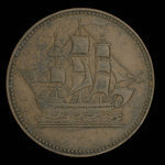 Canada, unknown, 1/2 penny <br /> 1835