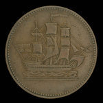 Canada, unknown, 1/2 penny <br /> 1835