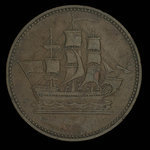 Canada, unknown, 1/2 penny <br /> 1835