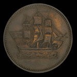 Canada, unknown, 1/2 penny <br /> 1835