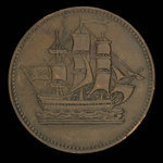 Canada, unknown, 1/2 penny <br /> 1835