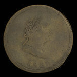 Canada, unknown, 1/2 penny <br /> 1820