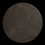 Canada, unknown, 1/2 penny <br /> 1838