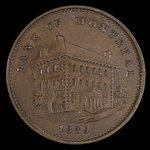 Canada, Bank of Montreal, 1/2 penny <br /> 1839