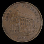 Canada, Bank of Montreal, 1/2 penny : 1839