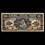 Canada, Bank of British North America, 100 dollars <br /> July 3, 1911