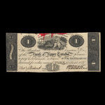 Canada, Bank of Upper Canada (York), 1 dollar <br /> March 19, 1831
