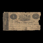 Canada, Bank of Upper Canada (York), 4 dollars <br /> November 3, 1830