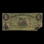 Canada, Bank of Upper Canada (York), 1 dollar <br /> January 1, 1861