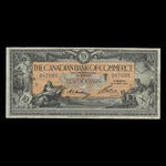 Canada, Canadian Bank of Commerce, 10 dollars <br /> January 2, 1917