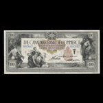 Canada, Canadian Bank of Commerce, 100 dollars <br /> January 2, 1917