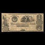 Canada, Merchants Bank (The), 1 dollar <br /> December 5, 1836