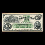 Canada, Royal Canadian Bank, 10 dollars <br /> July 1, 1872