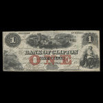 Canada, Bank of Clifton, 1 dollar <br /> October 1, 1859