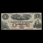 Canada, Bank of Clifton, 1 dollar <br /> October 1, 1859