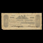 Canada, Cobourg Board of Police, 1 dollar <br /> April 22, 1848