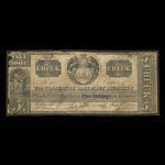 Canada, Commercial Bank of New Brunswick, 5 shillings <br /> December 4, 1837