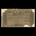 Canada, Charlotte County Bank, 1 pound <br /> 1859