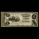 Canada, Jewett & Pitcher, 2 dollars <br /> 1875
