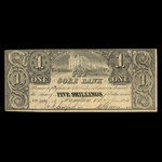 Canada, Gore Bank, 1 dollar <br /> June 2, 1856