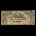 Canada, Gore Bank, 2 dollars <br /> September 2, 1850