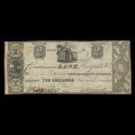 Canada, Commercial Bank (Kingston), 2 dollars : July 30, 1837